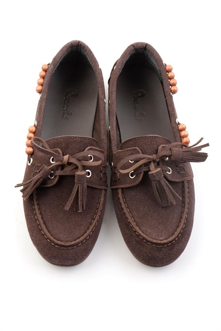 Kahve  Kadın Loafer Ayakkabı K01936070072