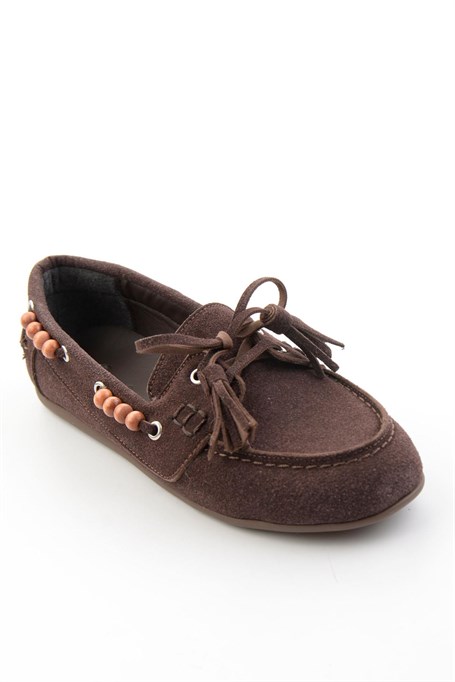 Kahve  Kadın Loafer Ayakkabı K01936070072