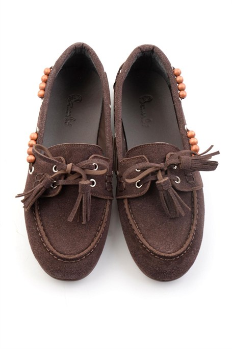 Kahve  Kadın Loafer Ayakkabı K01936070072