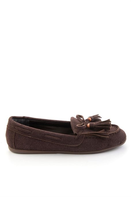 Kahve  Kadın Loafer Ayakkabı K01936071072