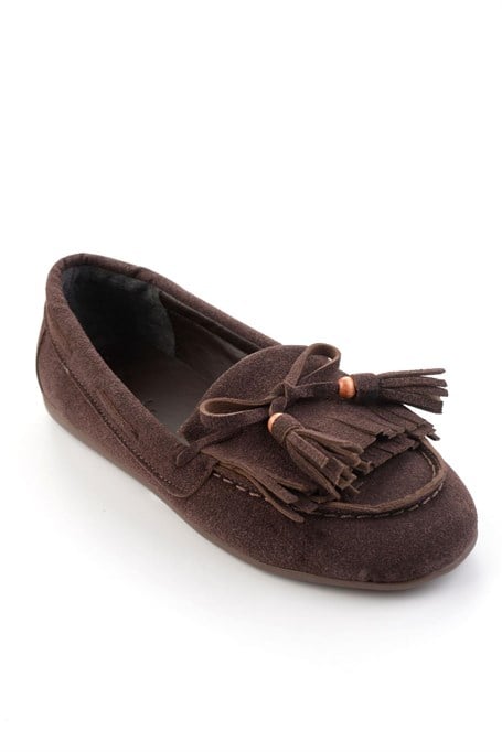 Kahve  Kadın Loafer Ayakkabı K01936071072
