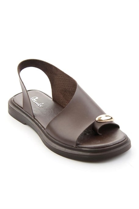 Kahve  Kadın Sandalet K05021011909