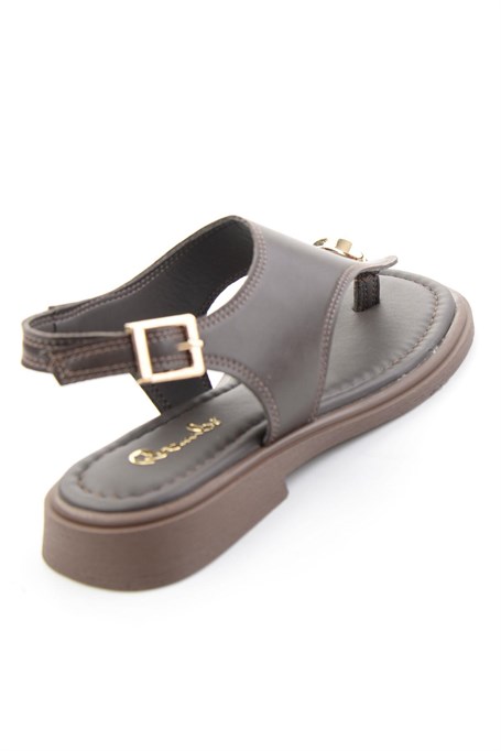 Kahve  Kadın Sandalet K05826370009