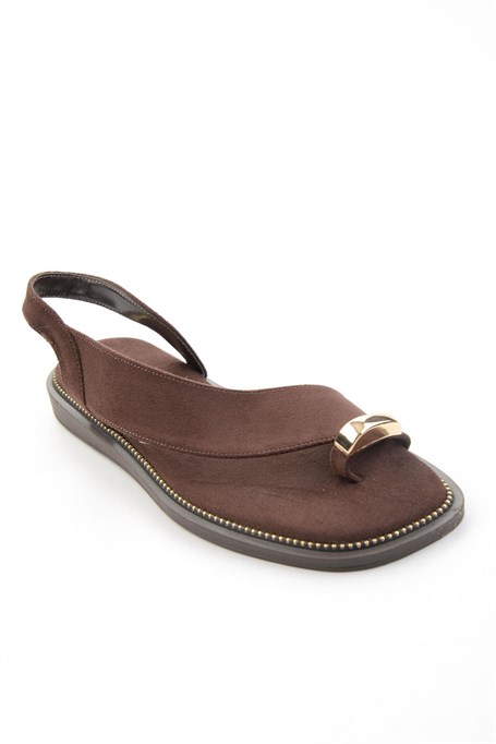 Kahve  Kadın Sandalet K05826370272