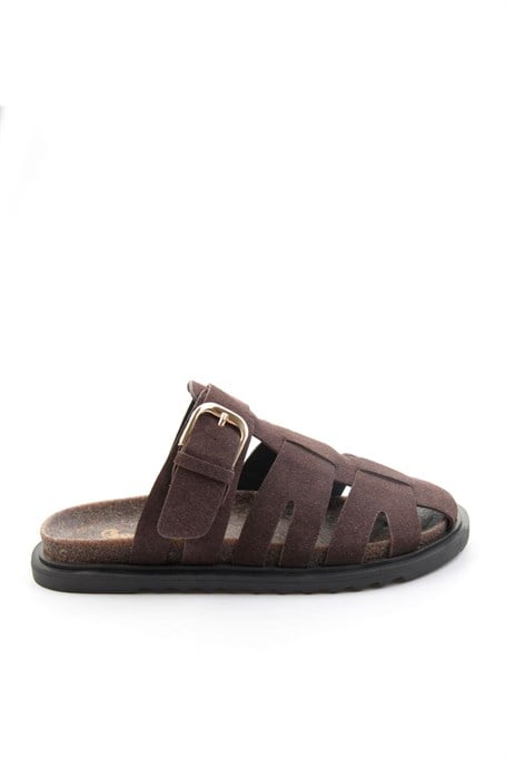 Kahve  Kadın Terlik K04660038071