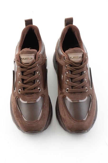 Kahve Kahve Süet  Kadın Sneaker K01313003072