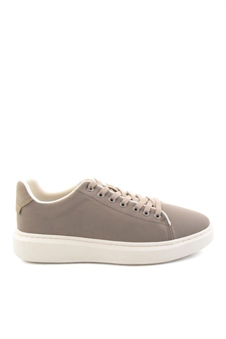 Kahve Kumaş  Erkek Sneaker E01175560804