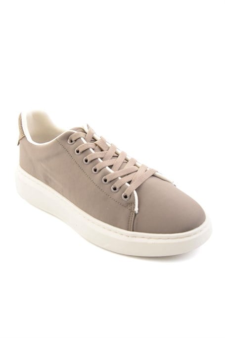 Kahve Kumaş  Erkek Sneaker E01175560804