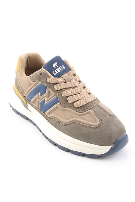 Kahve Süet Hakiki Deri Erkek Sneaker E01175561002