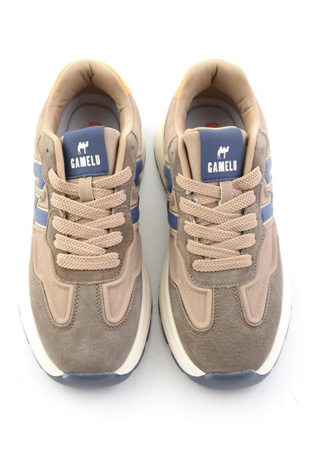 Kahve Süet Hakiki Deri Erkek Sneaker E01175561002