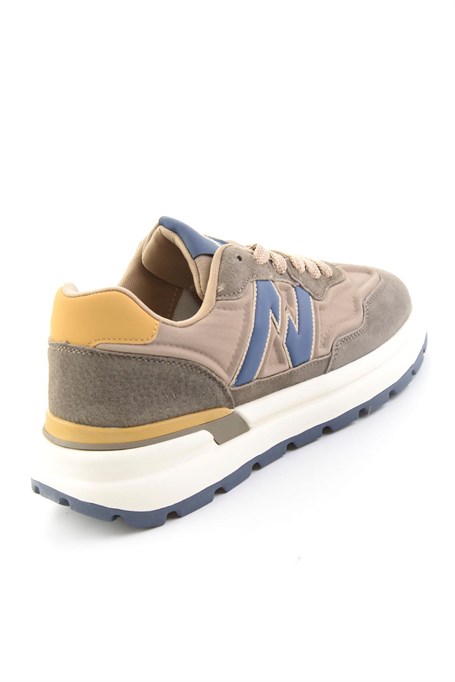Kahve Süet Hakiki Deri Erkek Sneaker E01175561002