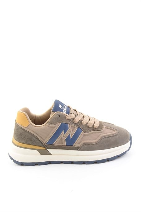 Kahve Süet Hakiki Deri Erkek Sneaker E01175561002