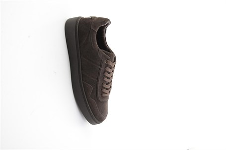 Kahve Süet Hakiki Deri Erkek Sneaker E01789045202