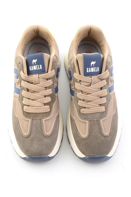 Kahve Süet Hakiki Deri Erkek Sneaker E01175561002