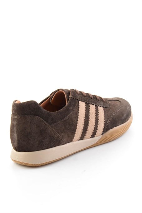 Kahve Süet Hakiki Deri Kadın Sneaker K01756705602