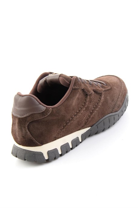 Kahve Süet Hakiki Deri Kadın Sneaker K01753516102