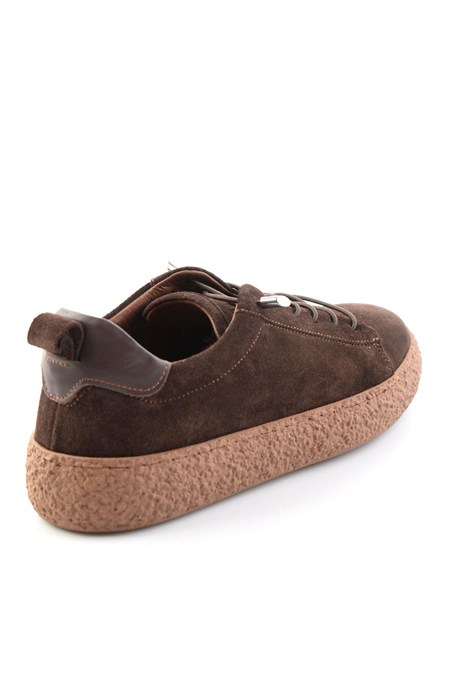 Kahve Süet Hakiki Deri Kadın Sneaker K01822268402