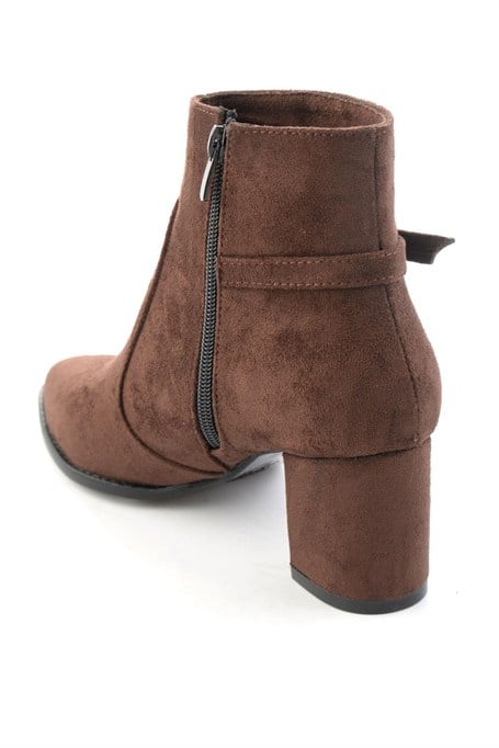 Kahve Süet  Kadın Bot & Bootie K02233050472