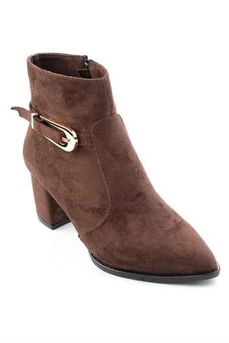 Kahve Süet  Kadın Bot & Bootie K02233050472