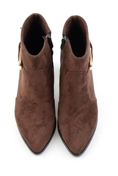 Kahve Süet  Kadın Bot & Bootie K02233050472