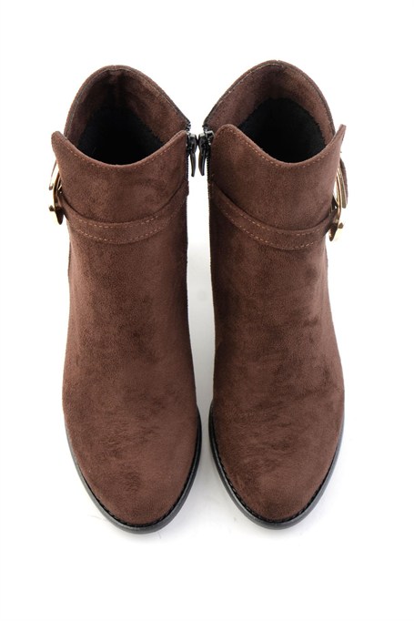 Kahve Süet  Kadın Bot & Bootie K02233050772