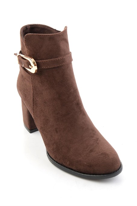 Kahve Süet  Kadın Bot & Bootie K02233050772