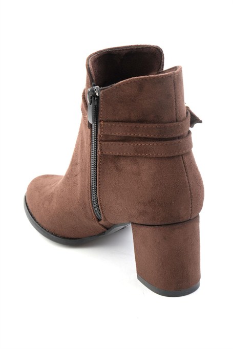 Kahve Süet  Kadın Bot & Bootie K02233050772