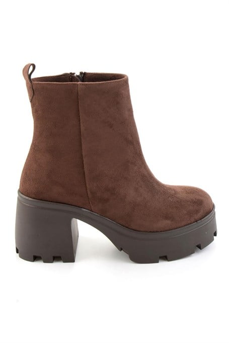 Kahve Süet  Kadın Bot & Bootie K02391085172