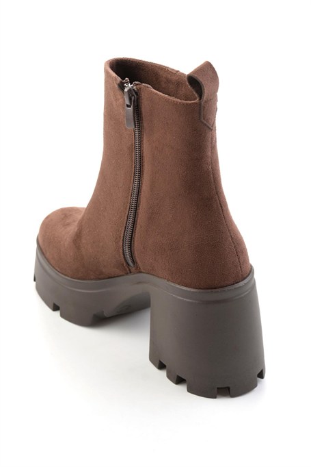 Kahve Süet  Kadın Bot & Bootie K02391085172