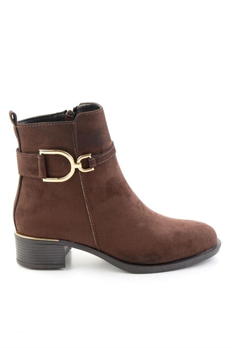 Kahve Süet  Kadın Bot & Bootie K02823052172