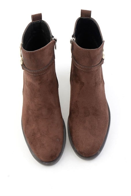 Kahve Süet  Kadın Bot & Bootie K02823052172
