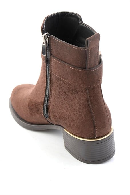 Kahve Süet  Kadın Bot & Bootie K02823052172