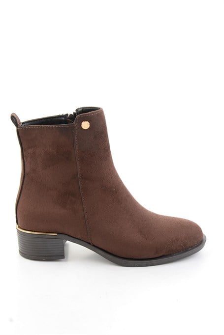 Kahve Süet  Kadın Bot & Bootie K02823350072