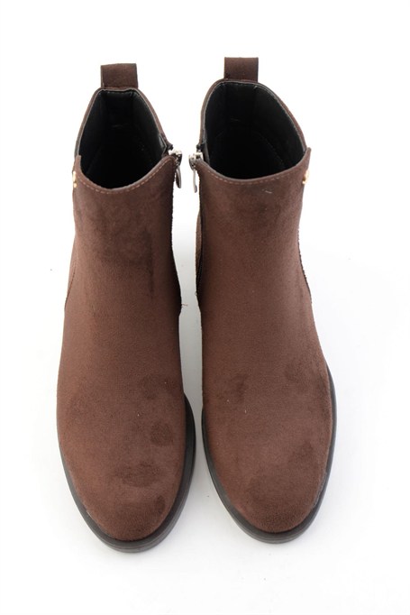 Kahve Süet  Kadın Bot & Bootie K02823350072