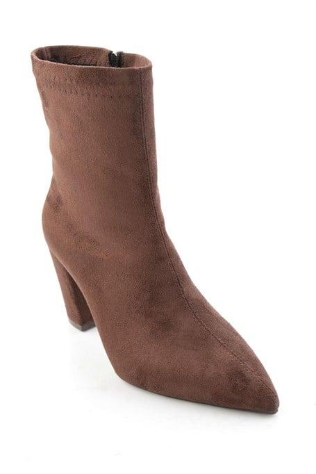 Kahve Süet  Kadın Bot & Bootie K02823510072