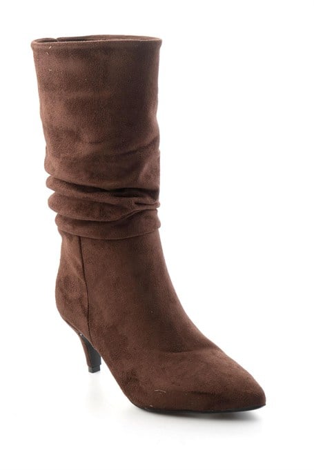 Kahve Süet  Kadın Bot & Bootie K03953465172