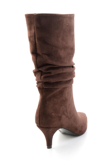 Kahve Süet  Kadın Bot & Bootie K03953465172