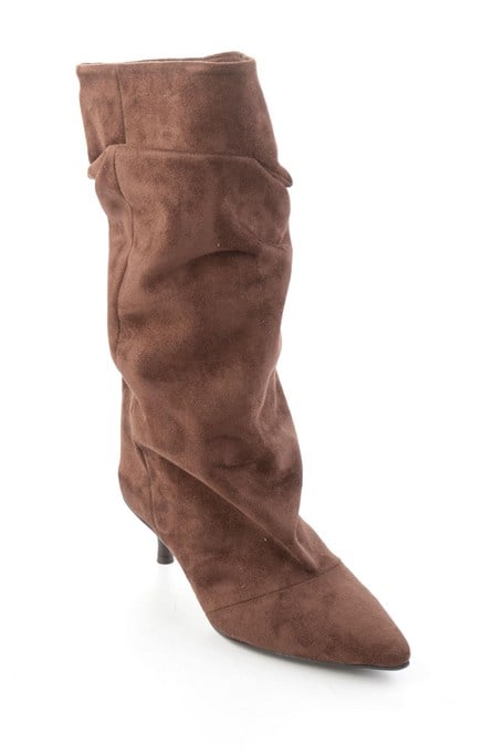 Kahve Süet  Kadın Çizme K03748180172