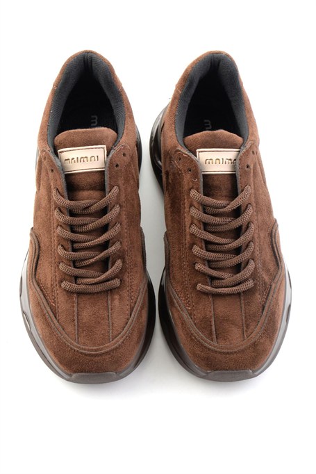 Kahve Süet  Kadın Sneaker K01228092472