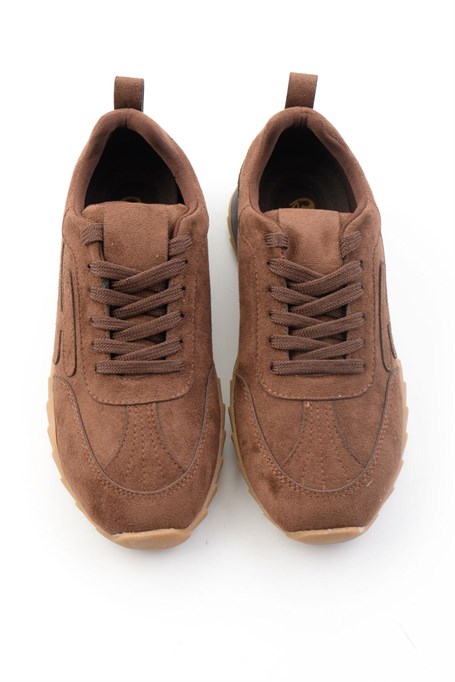 Kahve Süet  Kadın Sneaker K01234050472