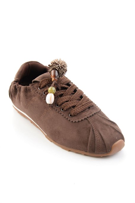 Kahve Süet  Kadın Sneaker K01235044572