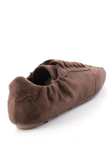 Kahve Süet  Kadın Sneaker K01235044772
