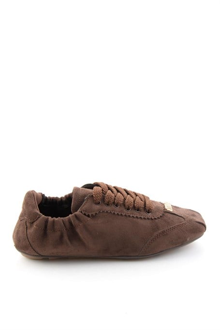 Kahve Süet  Kadın Sneaker K01235044772
