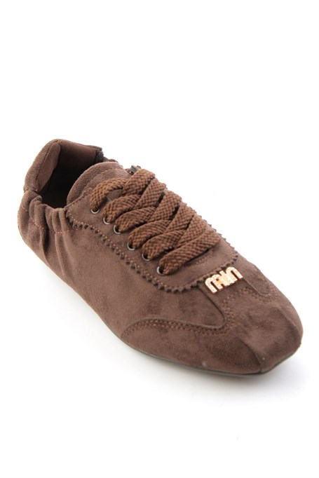 Kahve Süet  Kadın Sneaker K01235044772