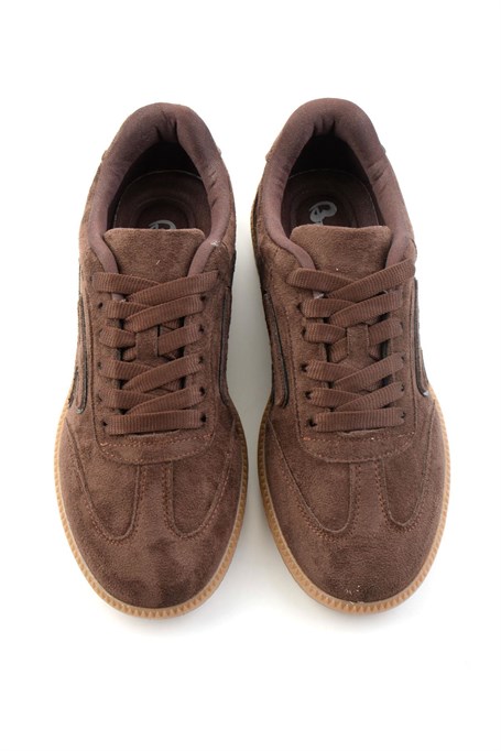 Kahve Süet  Kadın Sneaker K01705000372