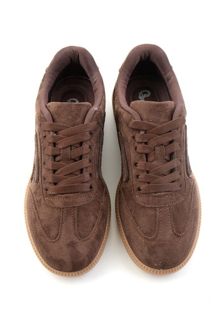 Kahve Süet  Kadın Sneaker K01705000372