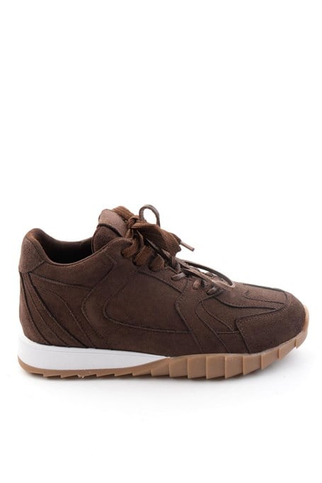 Kahve Süet  Kadın Sneaker K01791073272