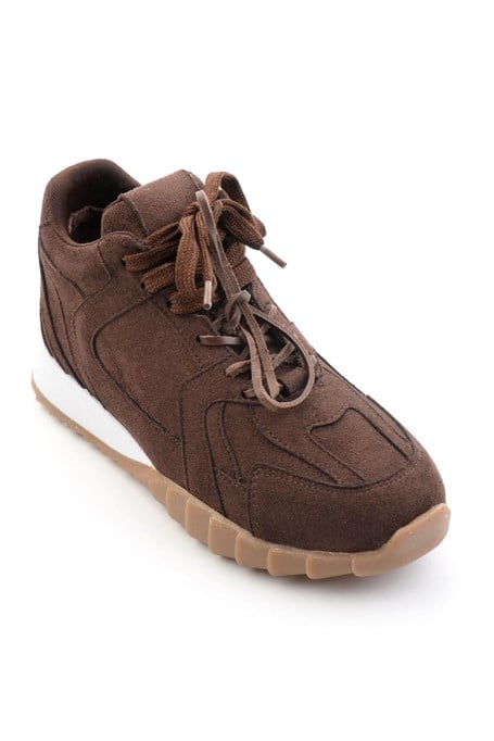 Kahve Süet  Kadın Sneaker K01791073272