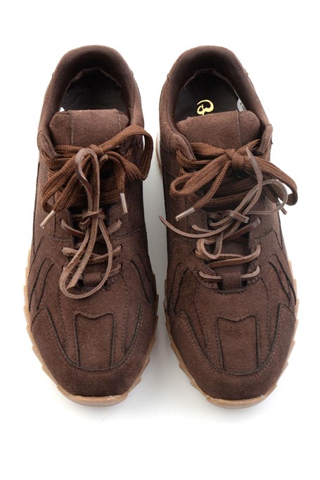 Kahve Süet  Kadın Sneaker K01791073272
