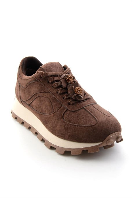 Kahve Süet  Kadın Sneaker K01791073772